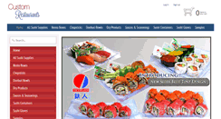 Desktop Screenshot of customrestaurants.com